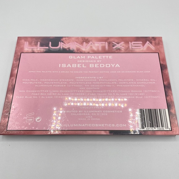 Illuminati Cosmetics, Eyeshadow Illuminati X Isa Glam Palette New Sealed - Picture 3 of 3